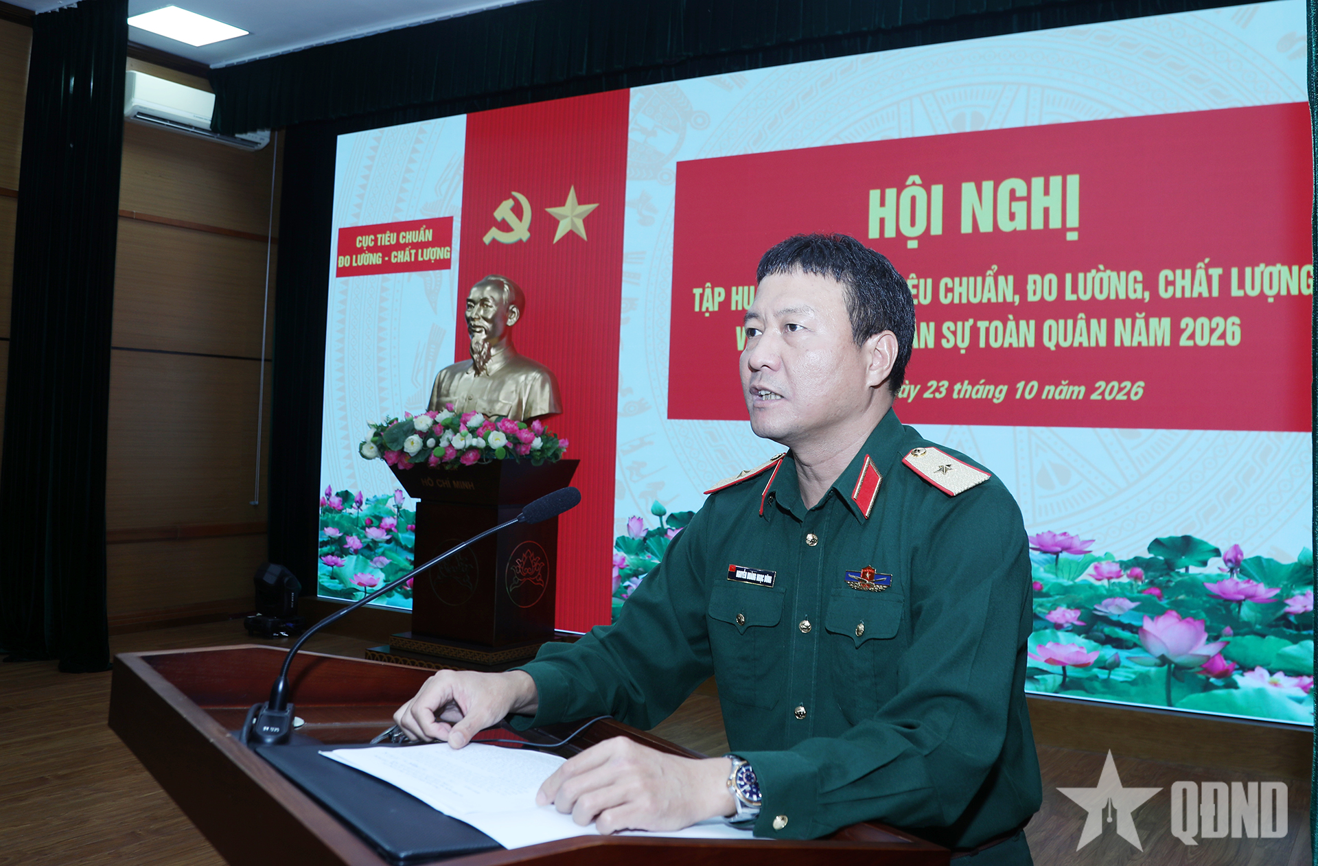 Tập huấn công tác tiêu chuẩn, đo lường, chất lượng và đăng kiểm quân sự toàn quân năm 2026

